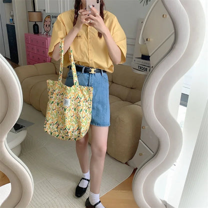 Cotton Shoulder Bag