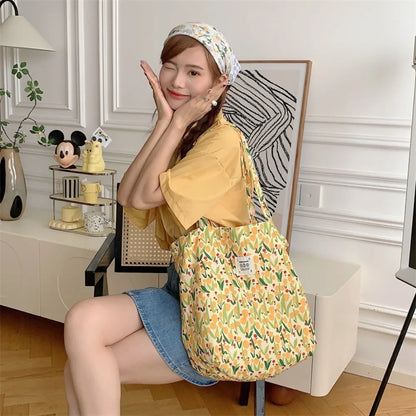 Cotton Shoulder Bag