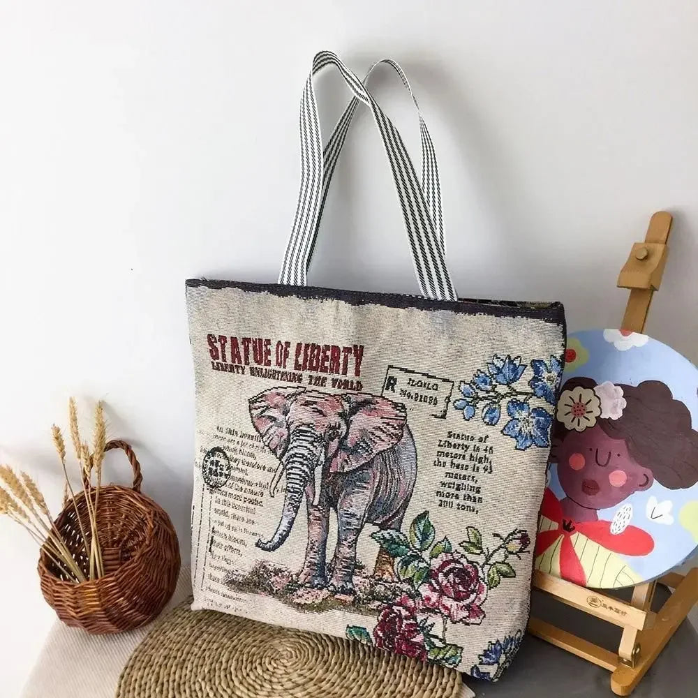 Cotton Shoulder Bag