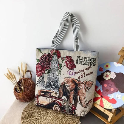 Cotton Shoulder Bag