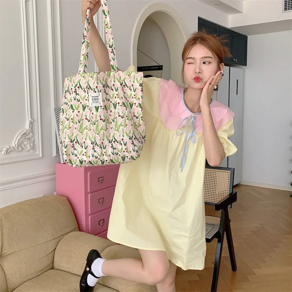 Cotton Shoulder Bag