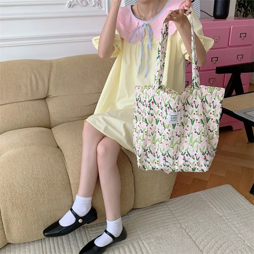 Cotton Shoulder Bag