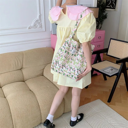 Cotton Shoulder Bag
